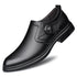 Men's Casual Leather Shoes Comfortable Slip-On Design for Business and Everyday Wear